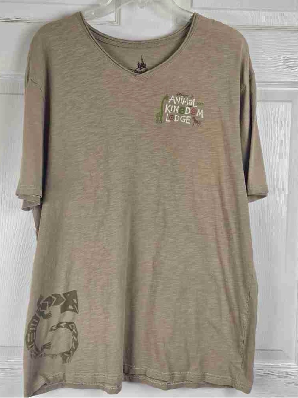Men's Short Sleeve V-Neck T-Shirt - Taupe